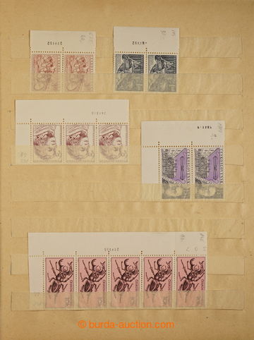 230461 - 1952-1990 [COLLECTIONS]  DATA TISKU/ plate variety, collecti