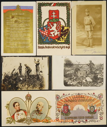 230472 - 1908-1928 [SBÍRKY] / sestava 34ks pohlednic s vojenskou tem
