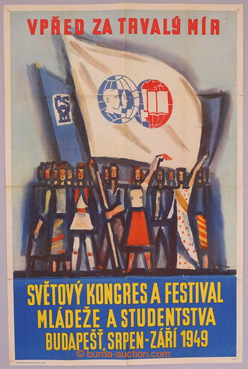 230530 - 1949 CZECHOSLOVAKIA 1945-92 / World congress and festival yo