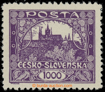 230538 -  Pof.26aD, 1000h blue-violet, special perforation line perfo