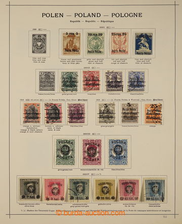 230583 - 1918-1925 [SBÍRKY]  stará sbírka na 13 listech Schaubek, 