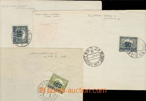 23060 - 1922 comp. 3 pcs of platebních orders Postal office check, 