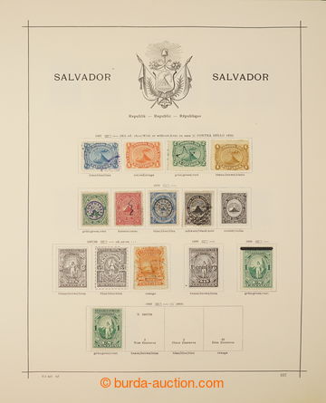 230705 - 1870-1926 [SBÍRKY]  SALVADOR, HONDURAS, NIKARAGUA, GUATEMAL