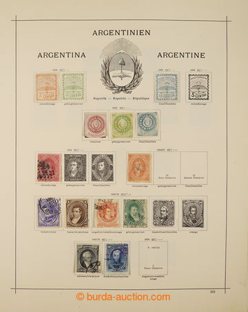 230707 - 1860-1926 [SBÍRKY]  ARGENTINA, BOLÍVIE, BRAZÍLIE, CHILE, 