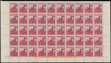 230714 - 1939 COUNTER SHEET / Sy.14, Banská Bystrica 1,50CZK, comple