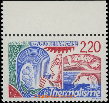 230780 - 1988 Mi.2691F, Léčba 2.20Fr s červenou namísto modrou no