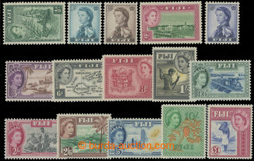 230871 - 1954 SG.280-295, Alžběta II. - Motivy ½P - £1; kompletn