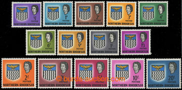 230903 - 1963 SG.75-88, Státní znak ½d-20Sh, kompletní série 14 