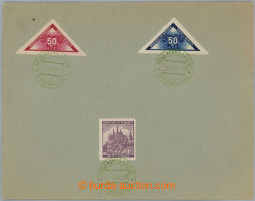 230942 - 1940 PDR1, NYMBURK/ 80. years Hlaholu, green special postmar