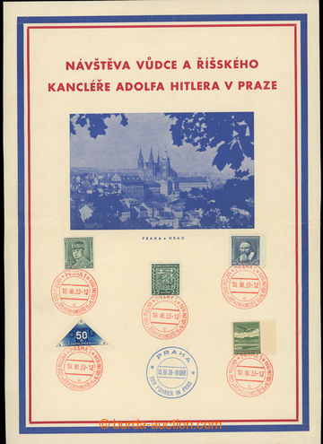 230967 - 1939 PR1, PRAGUE – Visit Führer and empire chancellor 15.
