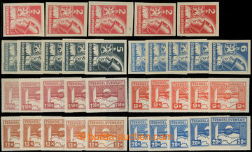 231168 -  Pof.353-359, selection of 35 stamp., 5 stamp. from every va