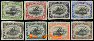 231242 - 1901-1905 SG.1-8, Lakatoi ½P - 2Sh6P British New Guinea, vo