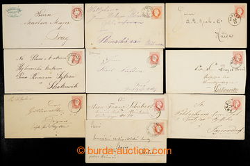 231283 - 1873-1879 10 postal stationery covers 5 Kreuzer issue 1867 w