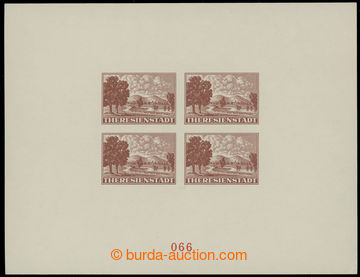 231300 - 1943 Pof.PrA1a, Promotional miniature sheet for Red Cross in