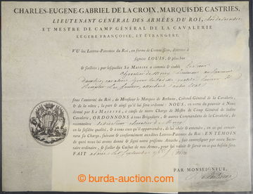 231398 - 1765 DE CASTRIES Charles Eugène Gabriel de La Croix (1727-1