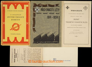 231405 - 1925-1940 [COLLECTIONS] / RUSSIAN EMIGRACE V Czechoslovakia,