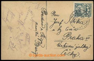 231407 - 1939 FOOTBALL / postcard from Latvia to Bohemia-Moravia with