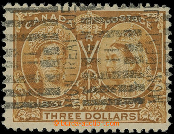 231416 - 1897 SG.138, Jubilee Victoria $3 bistre; nice piece, c.v.. 