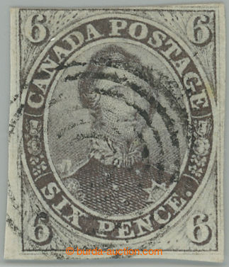 231420 - 1851 SG.2, Prince Albert 6P slate-violet, laid paper; round 