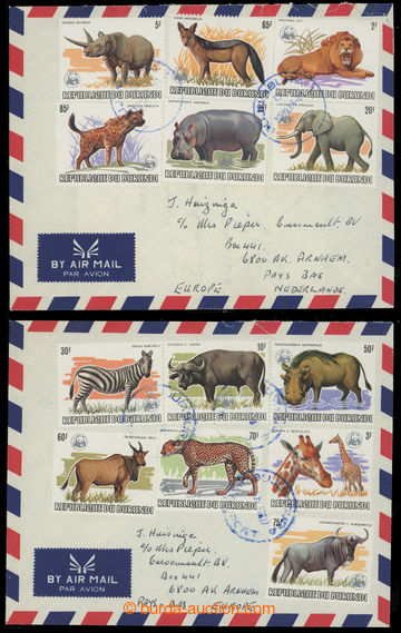 231438 - 1985 2 letters with sets World Wide Fund for Nature - Fauna 