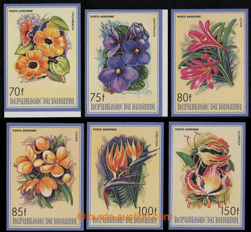 231440 - 1985 OBP.553-559, air-mails with motive of flowers, complete