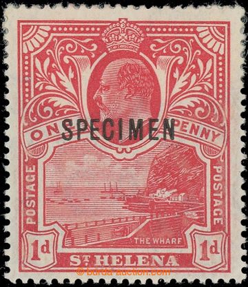 231459 - 1908-1911 SG.71s, Eduard VII. 1P červená SPECIMEN; posledn