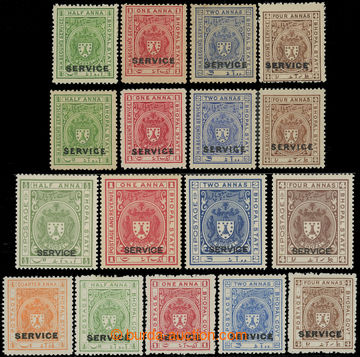 231498 - 1908-1934 SG.O301-O317, 4 complete issue Officials, stamps C