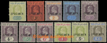 231502 - 1903 SG.104-114s, Edward VII. ½P - £1; complete set SPECIM