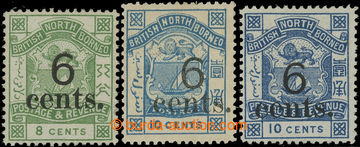 231511 - 1891-1892 SG.55-57, Znak 8C, 10C Postage a 10C Postage / Rev