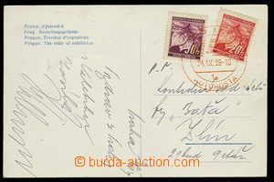 23160 - 1939 postcard sent from Prague vzorkových veletrhů with po