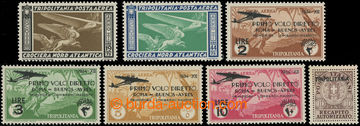 231610 - 1931-1933 Sass.28-29, 30-33, Airmail 19,75L and 44,75L + ove