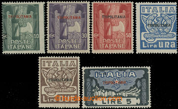 231616 - 1923 Sass.5-10, 10C - 5L with overprint TRIPOLITANA; c.v.. 4