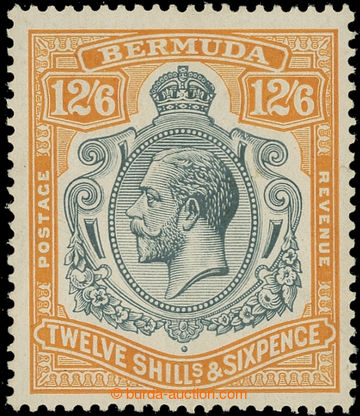 231707 - 1932 SG.93b, George V. 12Sh6P with plate variety - BROKEN CR