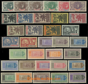 231815 - 1906-1917 Yv.1-17, 18-34, two complete sets; several minor g
