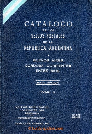 231821 - 1958 ARGENTINA / CATALOGO DE LOS SELLOS POSTALES DE LA REPUB