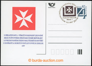 231911 - 1997 PM6, Order Maltese Knights with special postmark; c.v..
