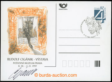 231912 - 1997 PM8, Rudolf Cigánik with special postmark, in addition