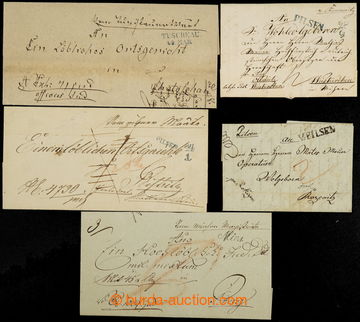 231933 - 1821-1850 ČESKÉ ZEMĚ/ sestava 5 dopisů z Plzeňska; VON 