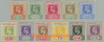 232003 - 1903 SG.46-56, Eduard VII. 2C - 2R,25C; kompletní a bezvadn