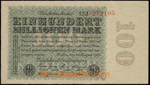 23203 - 1923 Německo  100 millionen Mark, 22.8.1923, kvalita 3