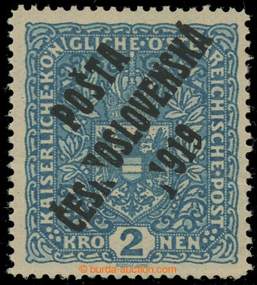 232065 -  Pof.48II VV, Znak 2K světle modrá, I. typ, široký form