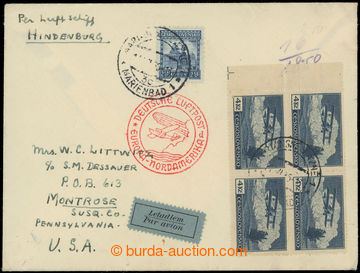 232104 - 1936 ZEPPELIN / NORDAMERIKAFAHRT/ Let-dopis do USA přeprave