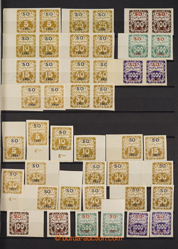 232121 - 1918-1939 [COLLECTIONS]  DUPLICATION / on 12 sides in stockb