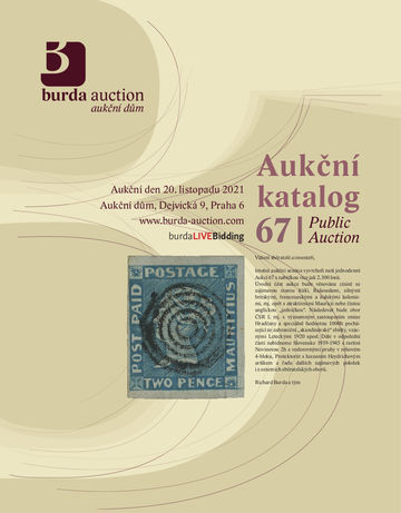 232164 - 2021 BURDA AUCTION s.r.o., katalog jednodenní Aukce 67, cel