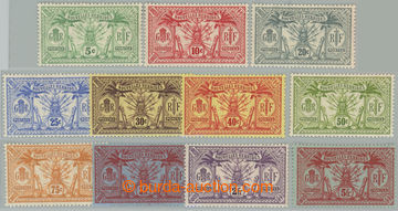 232274 - 1911 SG.F11-F21, Weapons and Idols 5c - 5Fr, wmk Mult Crown 