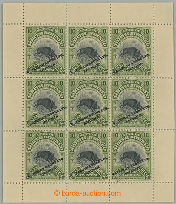 232358 - 1909 ZT  SG.170, Divoké prase 10c tmavězelená / černá n