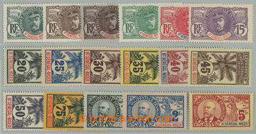 232366 - 1906 Yv.1-17, Motives 1c - 5Fr; complete set, cheap 1c and 2
