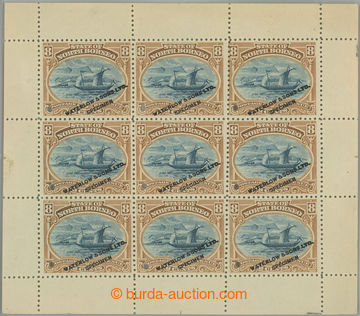 232371 - 1894 ZT  SG.74, Lodě 8c, 9-blok v odlišné barvě (světle