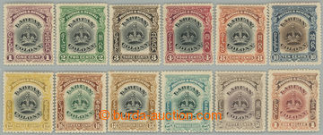 232400 - 1902-1903 SG.117-128, Koruna 1c - $1, kompletní série; po 