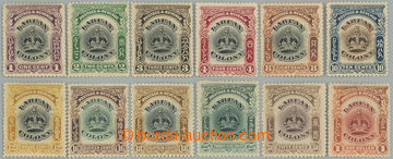232402 - 1902-1903 SG.117-128, Koruna 1c - $1, kompletní série; po 
